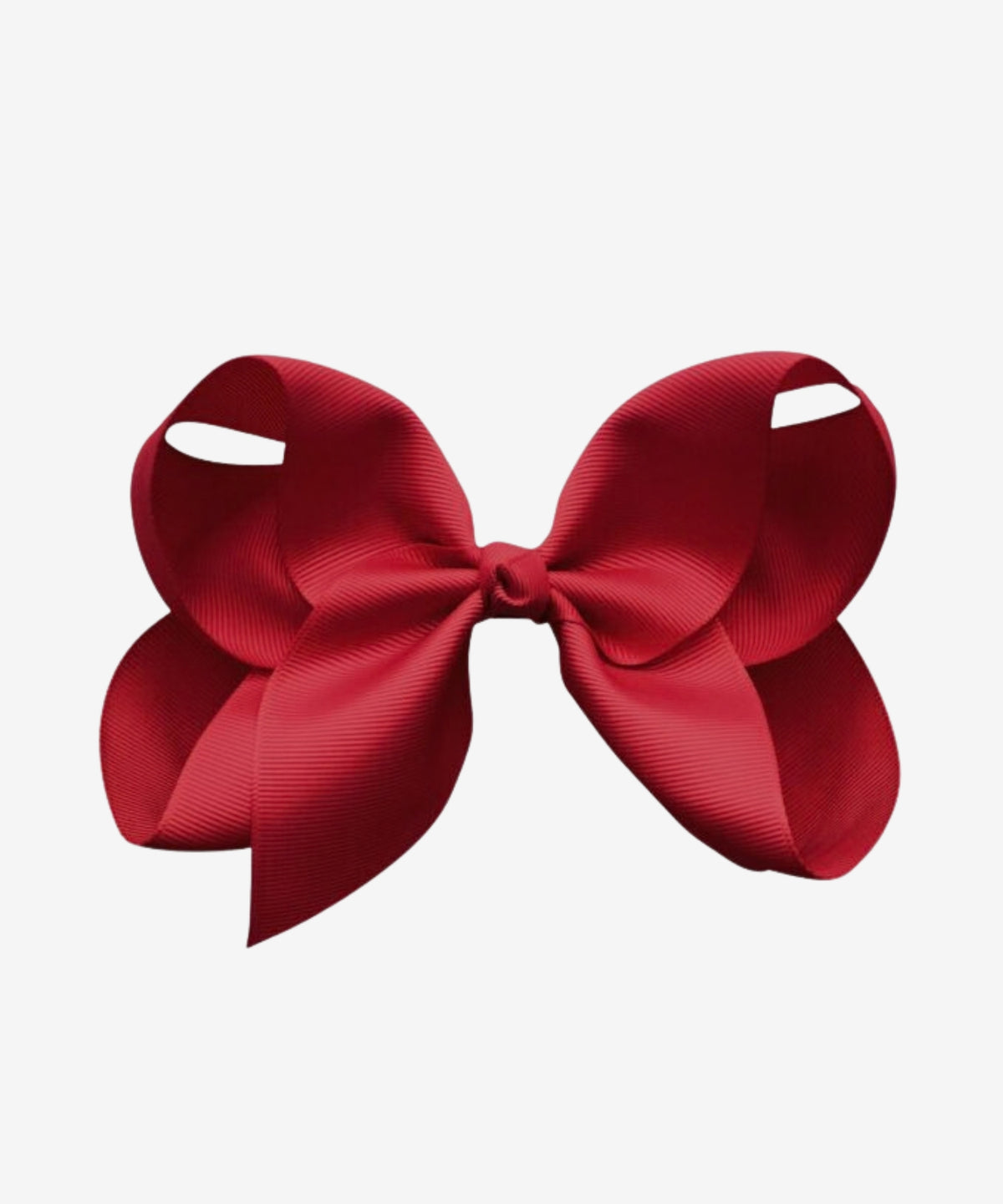 Jumbo Hårspænde m/Boutique-sløjfe - Scarlet