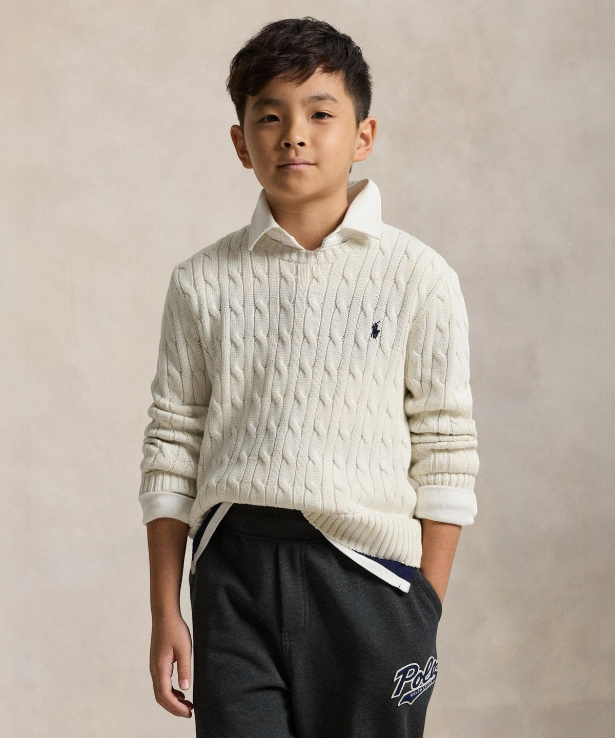 Kabelstrik m/Polo Logo - Nevis
