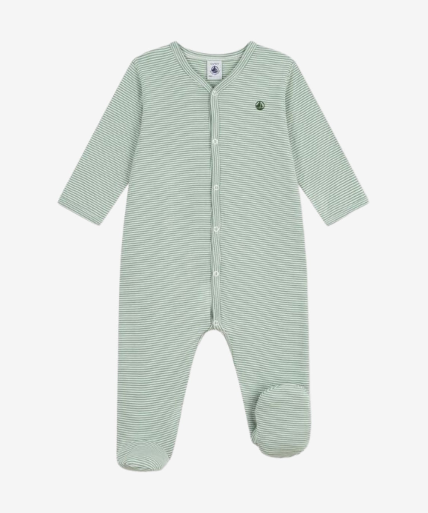 Petit Bateau Sparkedragt m/Fødder Saule/Marshmallow Kalle