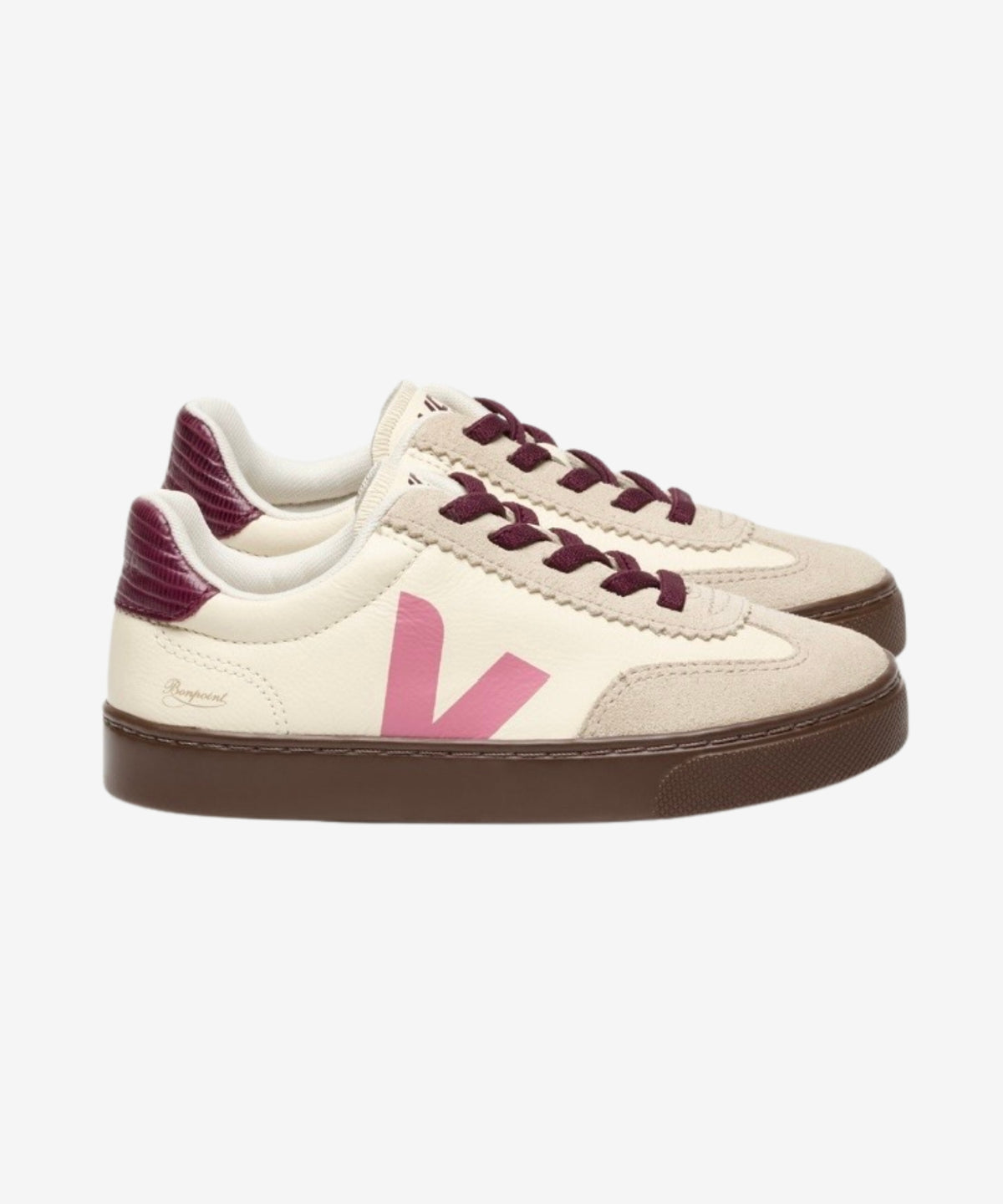 Veja X Bonpoint Small Volley Sneakers - Cashew/Mary