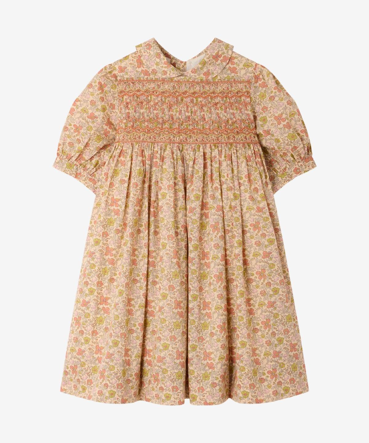 Melodia Liberty Kjole m/Broderet Smock - Make Up