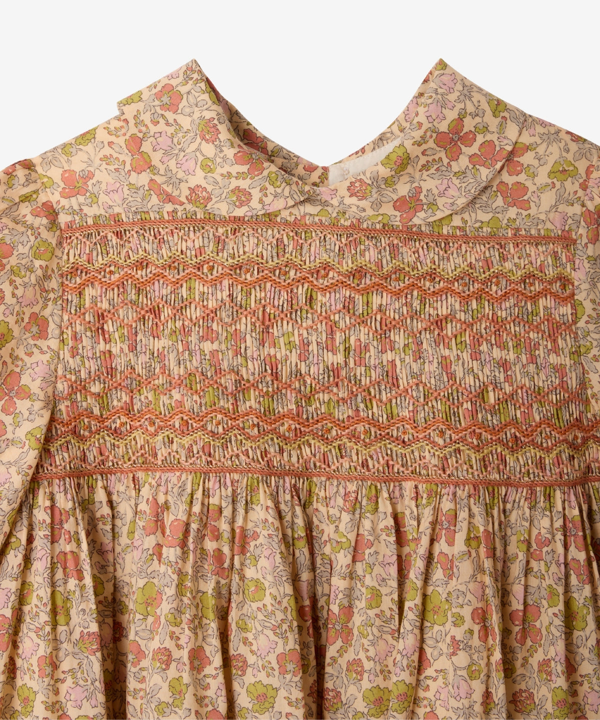 Melodia Liberty Kjole m/Broderet Smock - Make Up