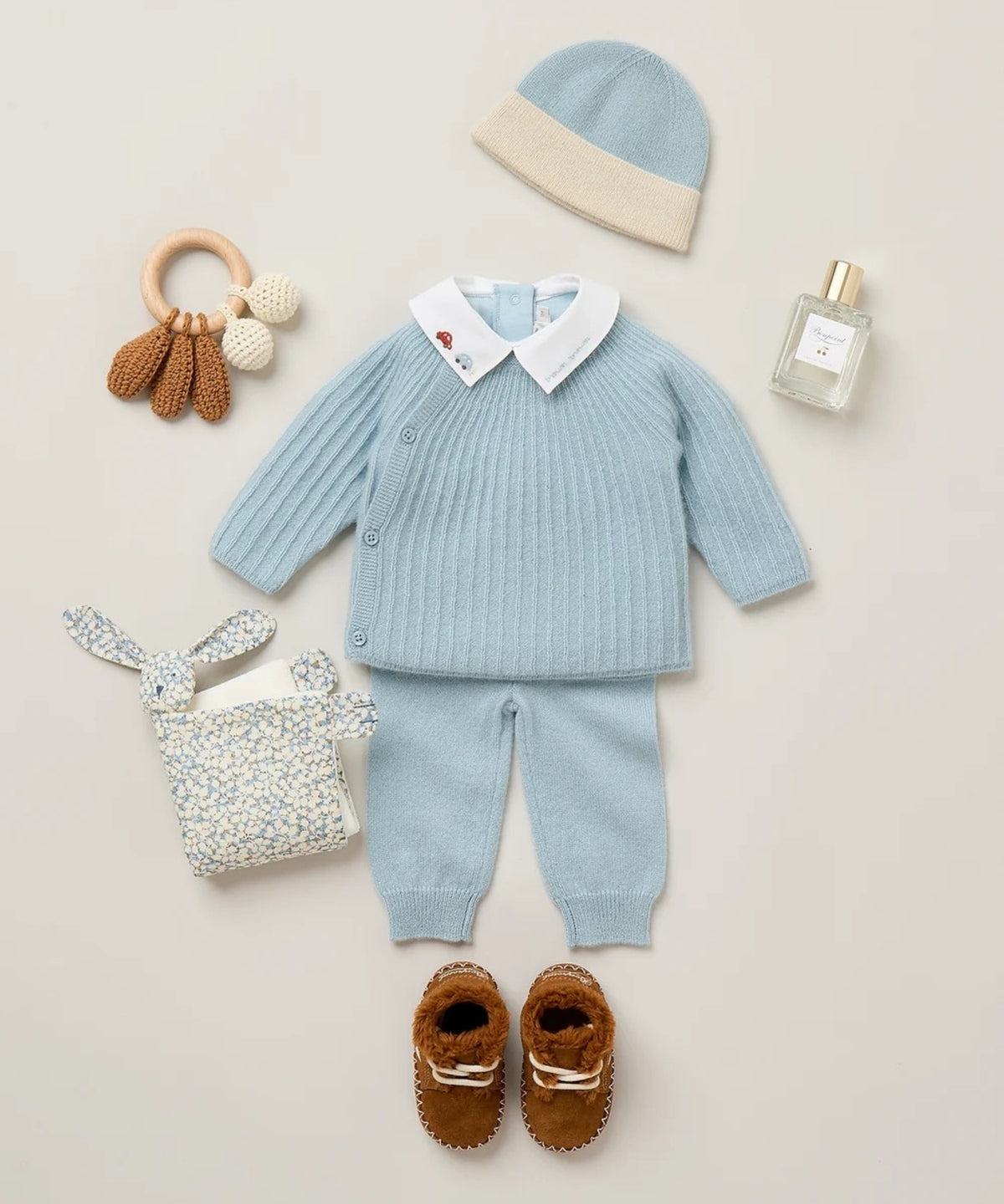 Darbo Cashmere Hue - Rayure Ciel