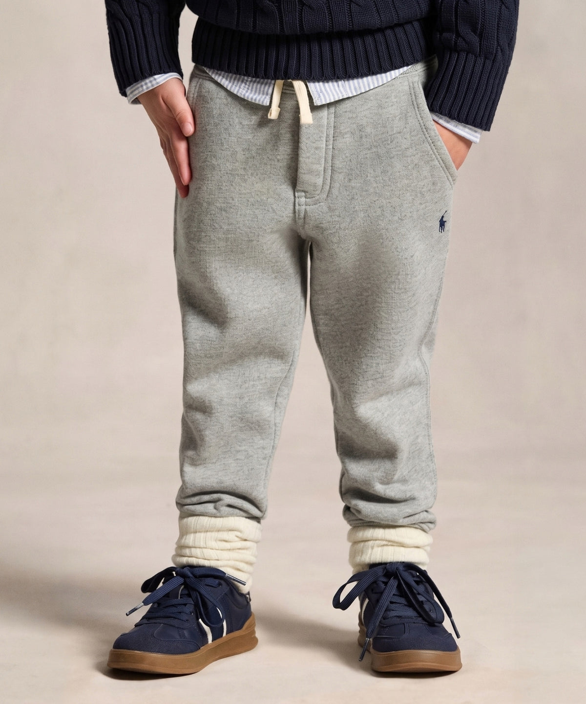 Sweatpants m/Polo-Logo - Heather