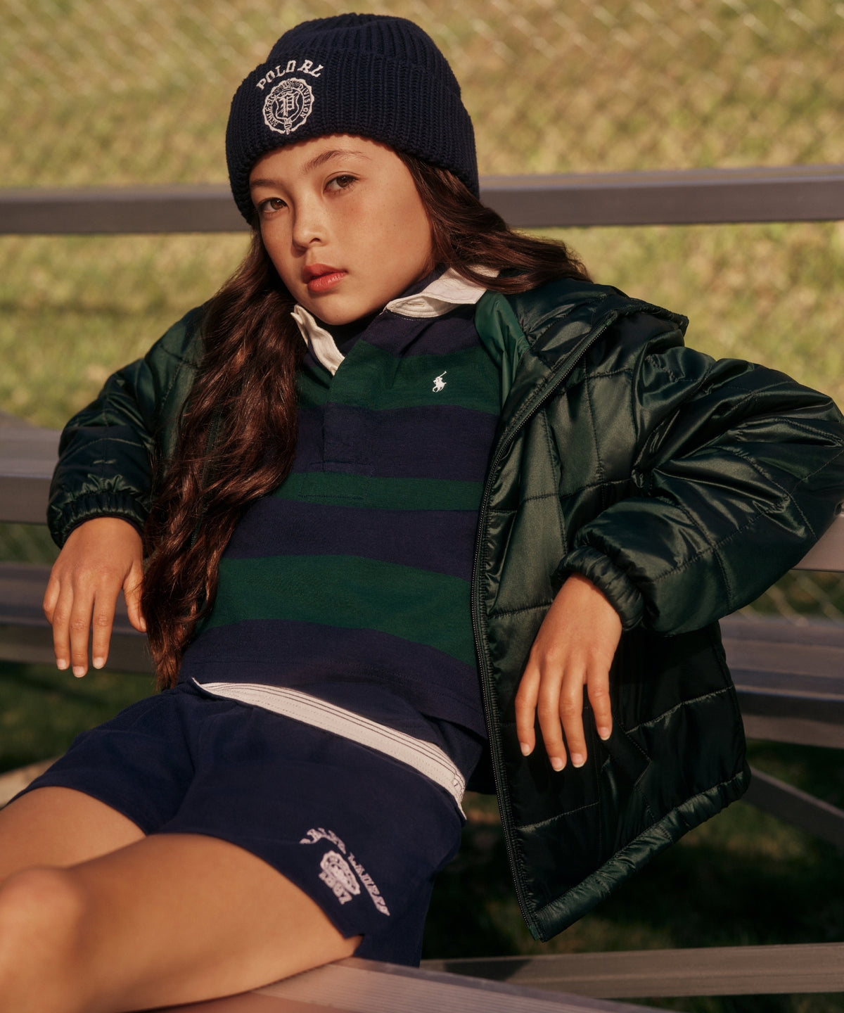 Rugby Polo T-shirt - Verano Green/Rustic Navy