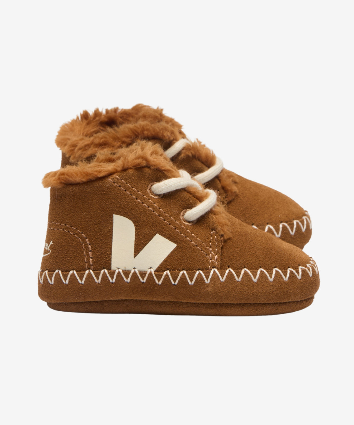 Veja X Bonpoint Baby Winter Light Zz Sneakers - Cognac/Cashew