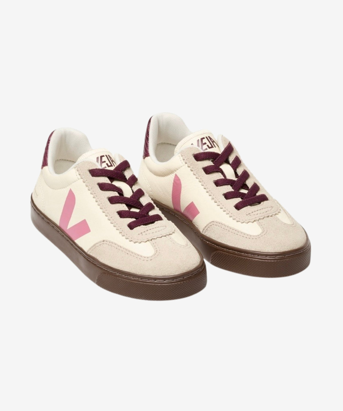 Veja X Bonpoint Small Volley Sneakers - Cashew/Mary
