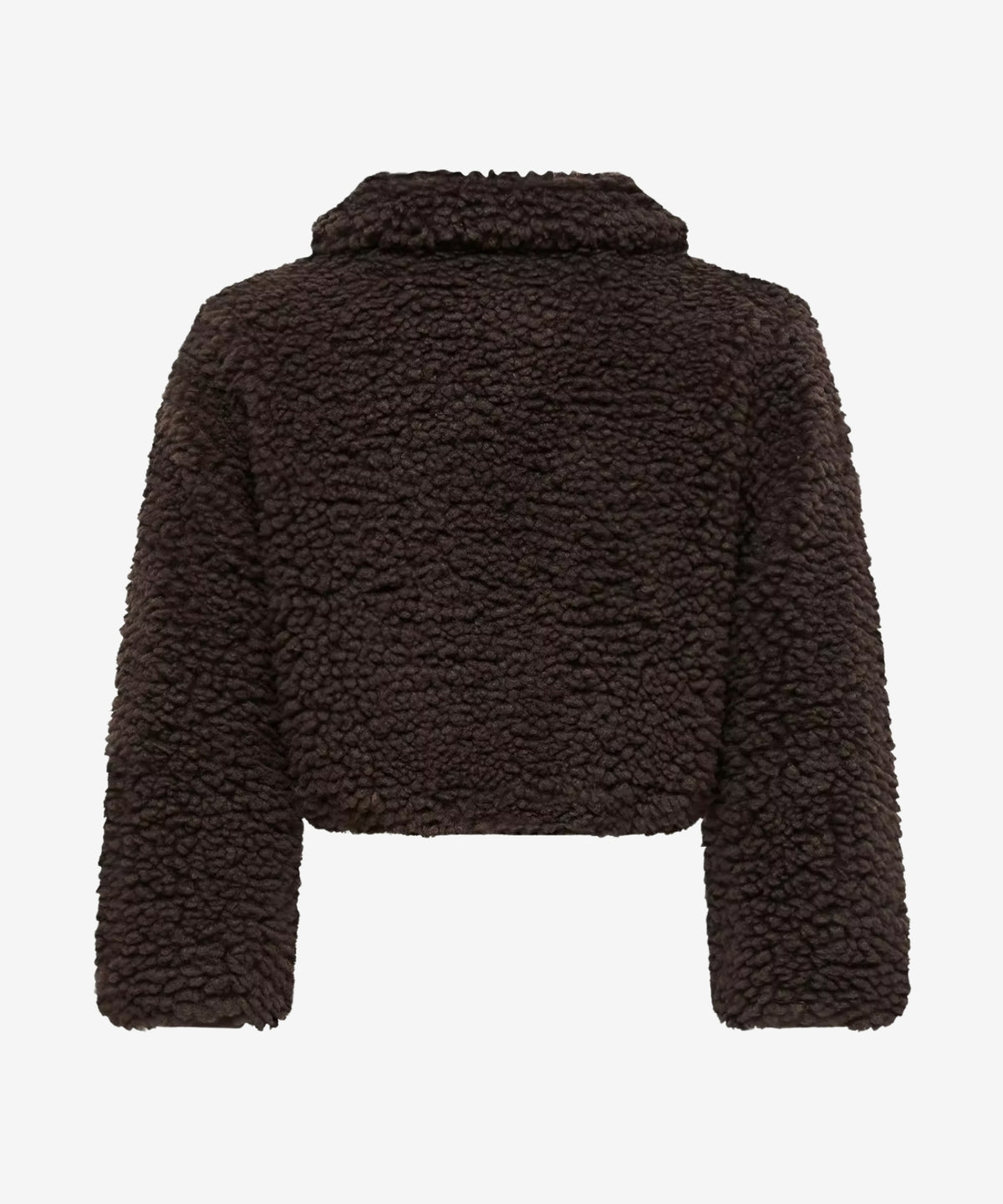 Cardigan m/Lynlås - Brun