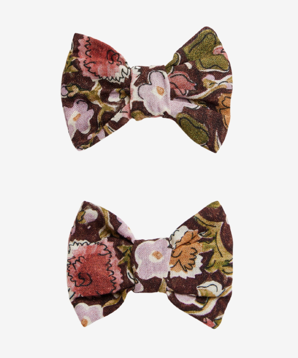 Miniclic Hårspænde - Fleur Aubergine