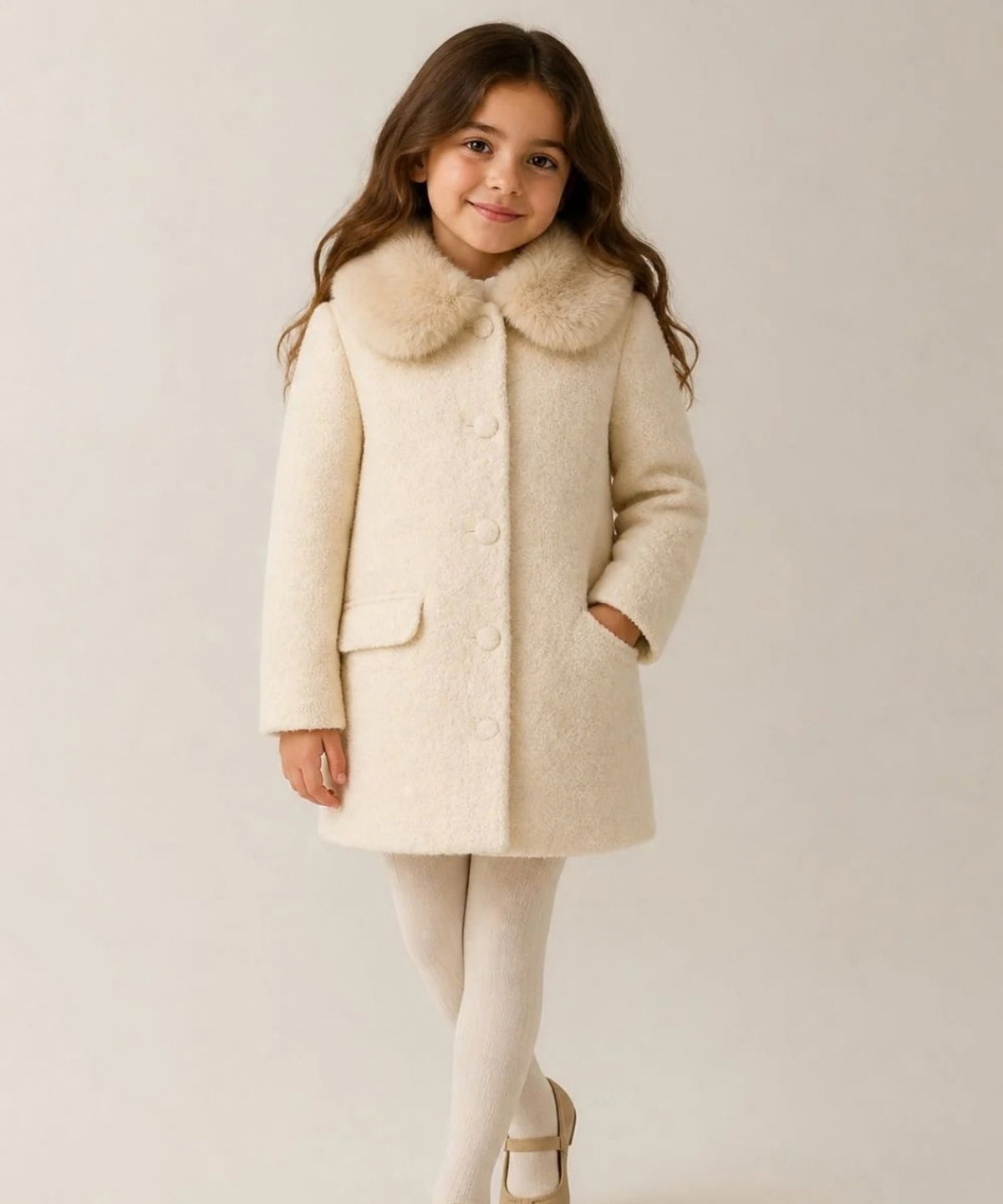 Milady Uld Frakke - Beige