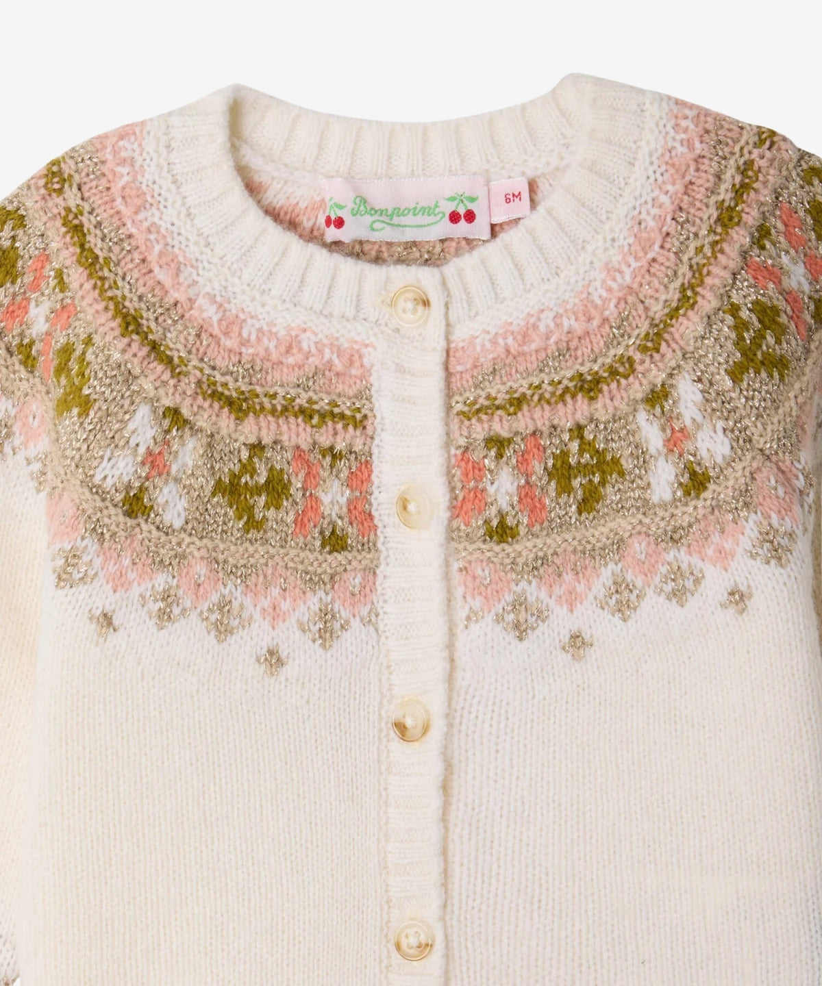 Maylia Uld Cardigan - Blanc Naturel