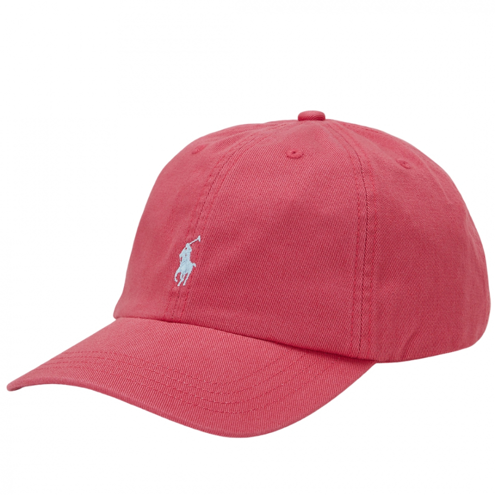 Kasket m/polo-logo - Pale Red