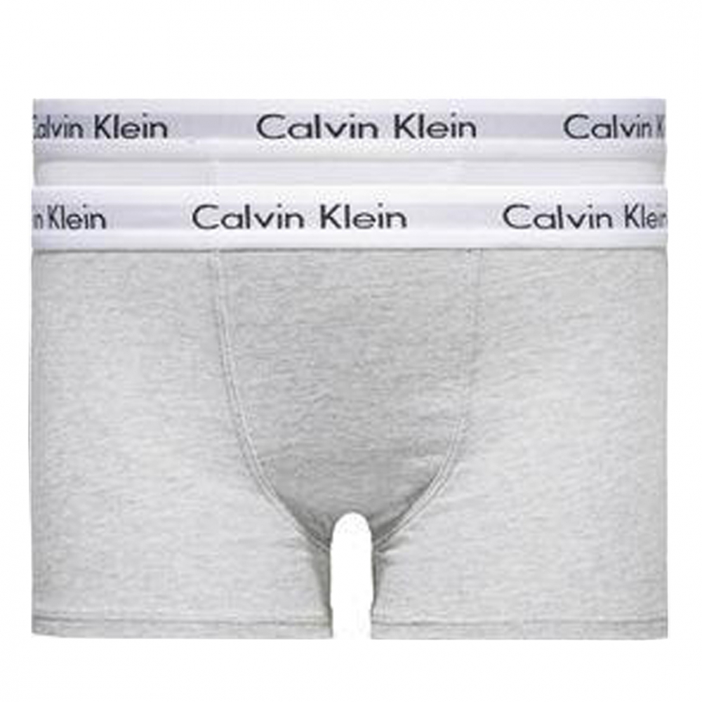 Opsætning chef Fredag Calvin Klein Underwear Trunk Boxer 2-pack - Hvid/Grå | Kalle Børnetøj & Sko