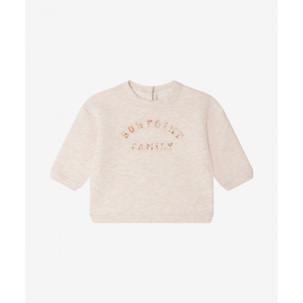 Dahlia Sweatshirt - Powder Pink